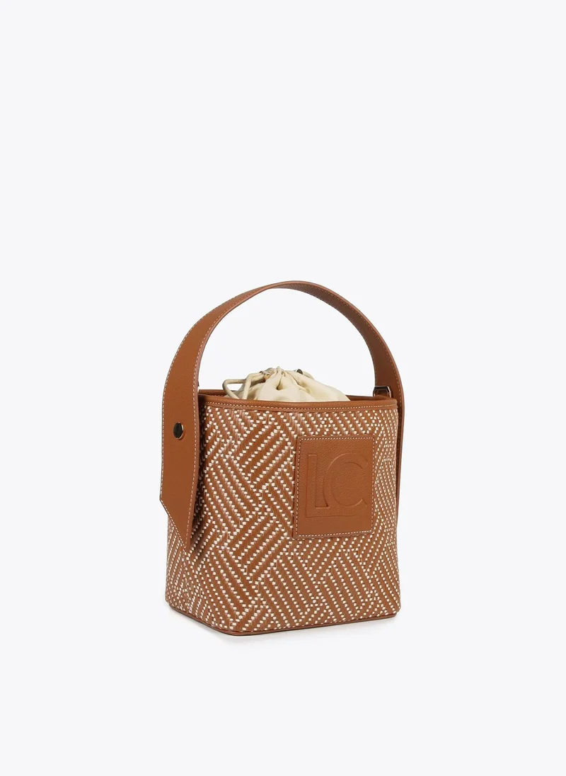 Lola Casademunt Woven bucket bag