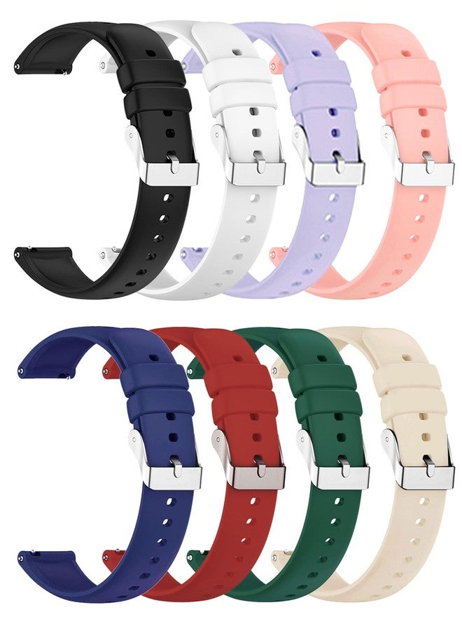 Xininyia 8-Pack Compatible with iTech Fusion 3 Smart Watch Bands, Soft Silicone Adjustable Wristband Straps Replacement Bands - Image 1
