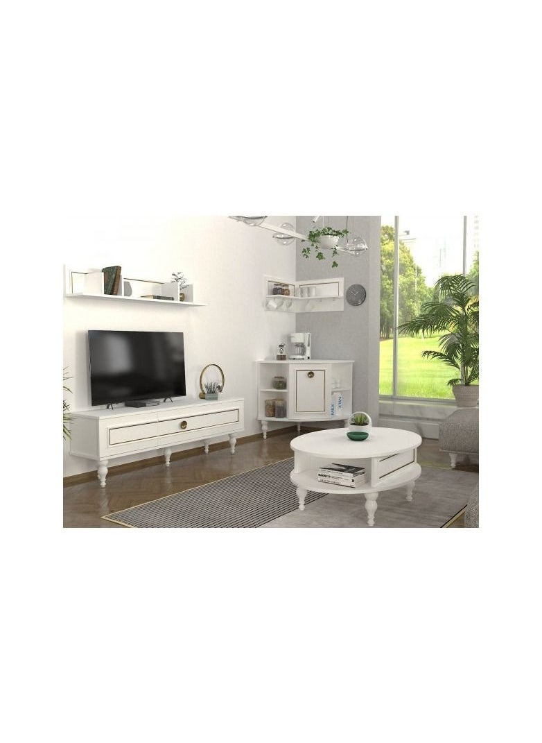 sahaba Tv Table Coffee Table And Coffee Corner Scarlet  - Image 3