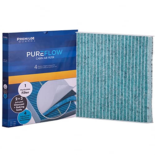 Premium Guard PureFlow Cabin Air Filter PC9938X | Fits 2014-2024 Mitsubishi Mirage, 2015-2024 Dodge Attitude, 2017-2024 Mitsubishi Mirage G4, 2022-2024 Xpander - Image 1