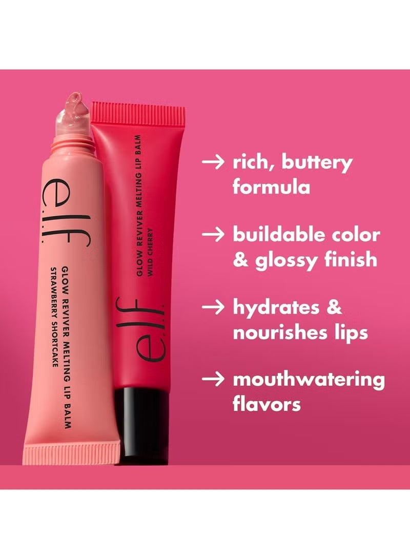 elf e.l.f. Glow Reviver Melting Blackberry Sorbet Lip Balm, Hydrating Tinted Lip Balm For A Glossy Finish & Soft, Supple Lips, Vegan & Cruelty-Free - Image 3