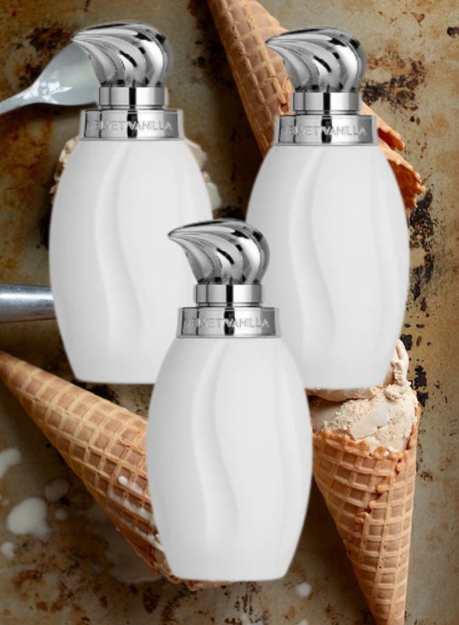 Alrehab 3 Pieces Velvet Vanilla Perfume 100ML - Image 1