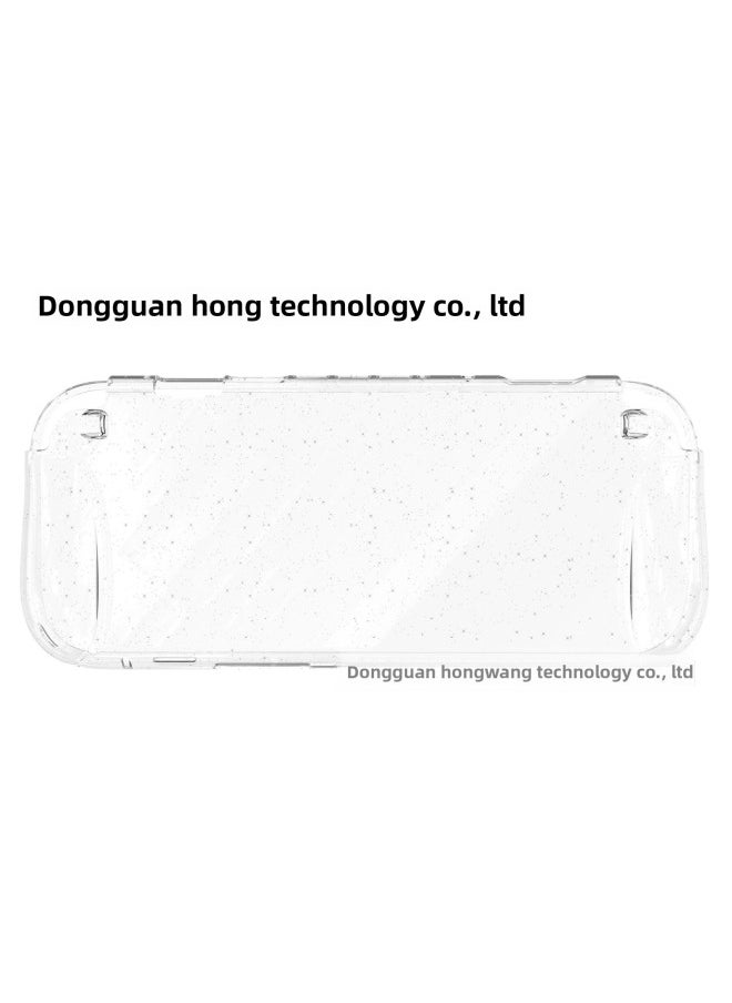 Generic For The Switch 2 Protective Case Nintendo Game Console Switch2 All-inclusive Transparent Anti-drop Protective Case-Model:Transparent Glitter-switch2 Protective Case  - Image 1