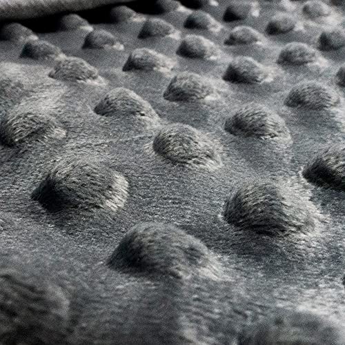 ALANSMA Reversible Weighted Blanket for All Season, Luxury Velvet, Warm and Cool, Adult 15Lb Grey Weighted Blanket, Enjoy Sleeping Anywhere(Grey,60"x80" 15lbs) - Image 5