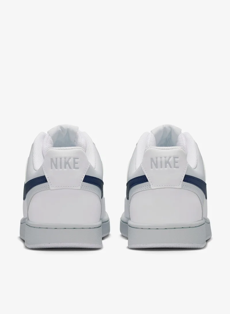 Nike WHITE/MIDNIGHT NAVY-PURE PLATINUM Court Vision Lo P Nbk for Men | Best Price UAE