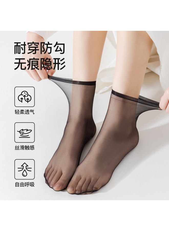 Fenton women's Socks Summer Thin Socks Non-run Resistant Slip-proof Breathable Invisible Toe Cover - Image 4