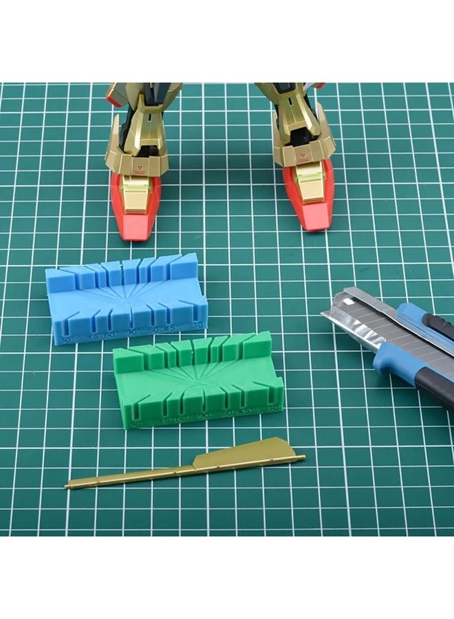 Green Model Cutting Aid With 30 45 90 Degree Angle Markings For Convenient Cuts - Image 4