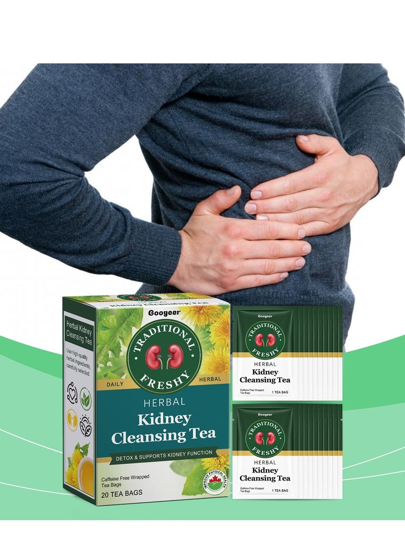 Googeer - Herbal Kidney Tea, Herbal Kidney Strengthening Tea, Double Strengthening Treatment, Herbal Kidney Cleansing Tea Body Treatment - Image 1