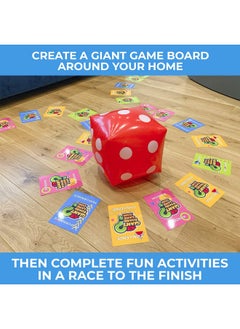 quokka Giant Outdoor Games For Kids Ages 812 Yard Card Game With Jumbo Dice For Teen Party ; 250 Fun Challenges ; Quick Set Up ; Educational Quiz ; Lawn Or Floor ; Learning Board Game  - Image 5
