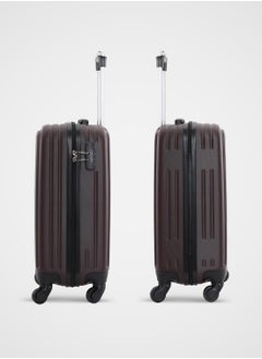 PARAJOHN Alpha ABS Hardside Spinner Check In Large Luggage Trolley 28 Inch Coffee  - Image 3