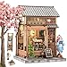 CUTEBEE Book Nook Kit for Adults Teens DIY Japanese Style Miniature Dollhouse 3D Puzzle Educational Toy Bookshelf Home Decor Creative Birthday for Family Friends - Image 2