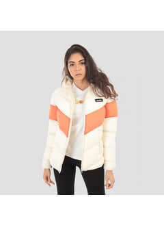 DIADORA Panel Detailed Lightweight W Be One Cream Color Women's Coat - D202009-580  - Image 2