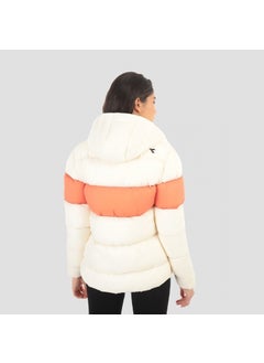 DIADORA Panel Detailed Lightweight W Be One Cream Color Women's Coat - D202009-580  - Image 3