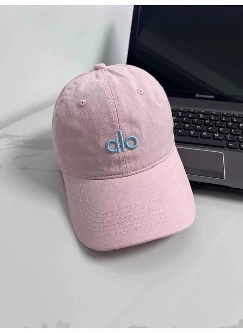 ALO Unisex Wide-Brim Couple's Versatile Baseball Cap for All Seasons
