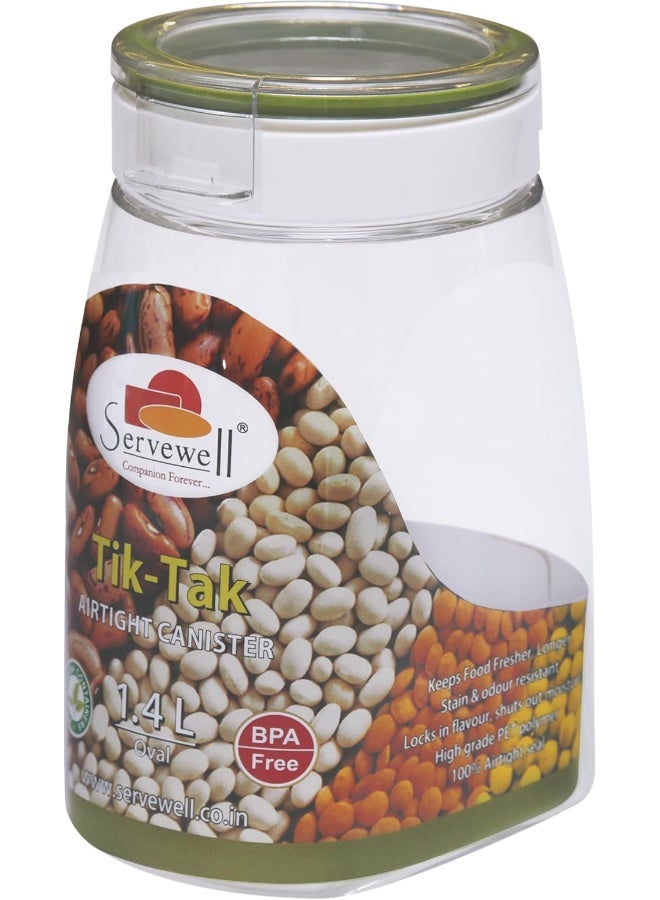 Servewell Servewell Tik Tak Oval Canister 1.4L (Tt 302)