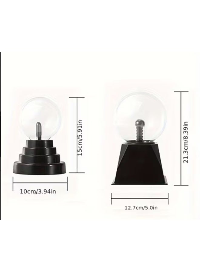 Macon Magic Plasma Ball Lamp – Touch & Sound Activated USB Globe Light for Kids, Party & Home Décor - Image 5