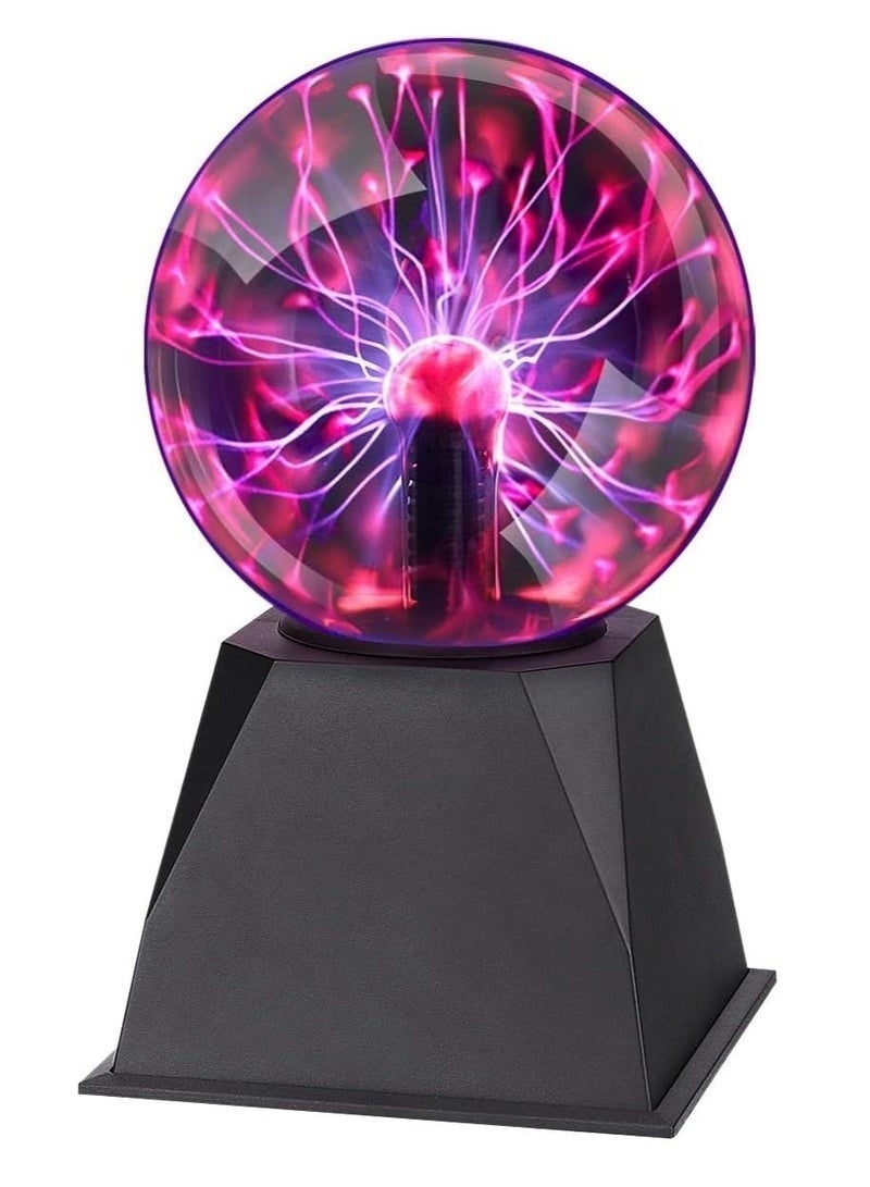 Macon Magic Plasma Ball Lamp – Touch & Sound Activated USB Globe Light for Kids, Party & Home Décor - Image 1