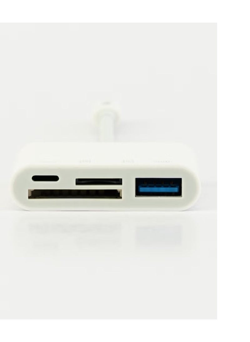 JBQ 4-in-1 Multiport Adapter & Card Reader - Image 2