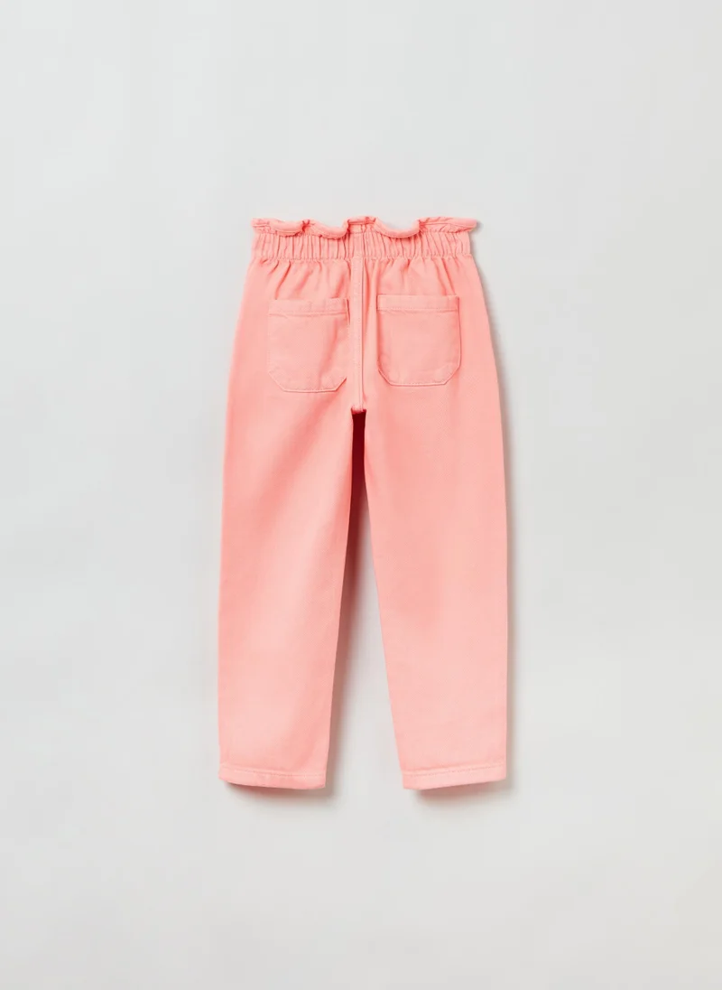 Ovs OVS Paper Bag Jeans With Pockets