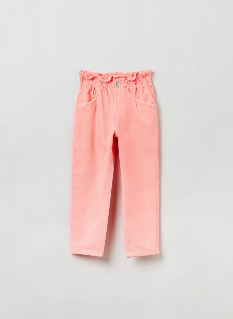 Ovs OVS Paper Bag Jeans With Pockets