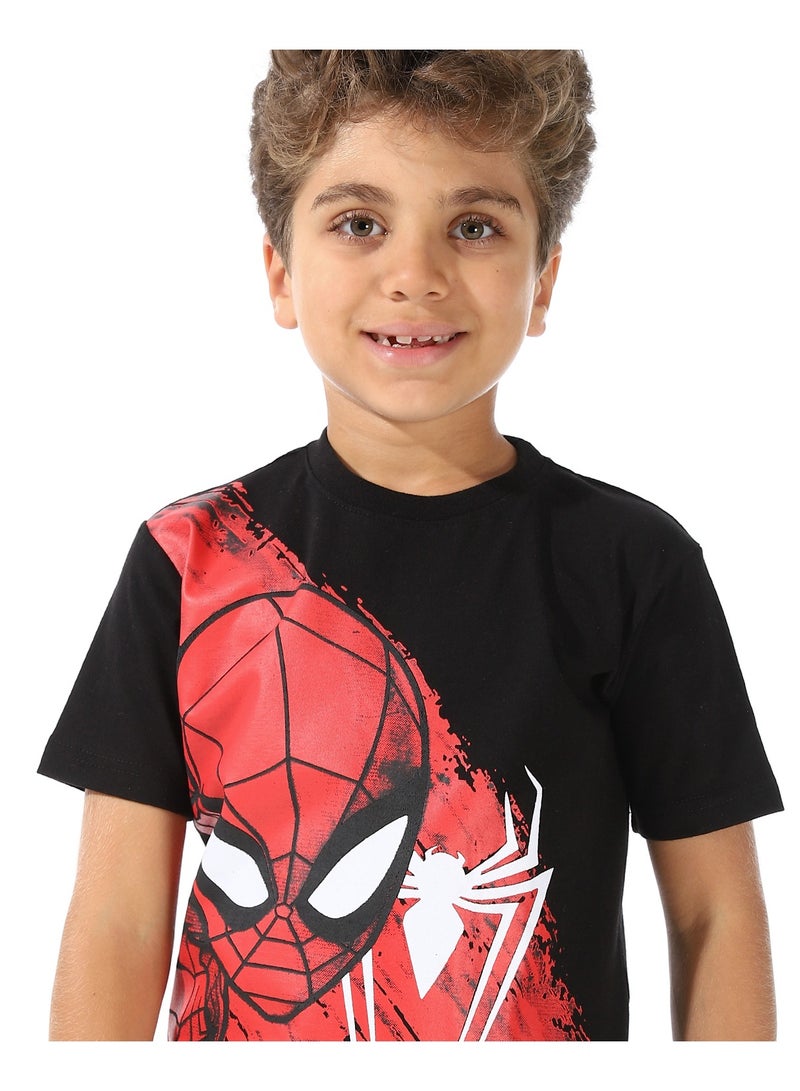 Spiderman T-shirt and shorts for boys  - Image 4