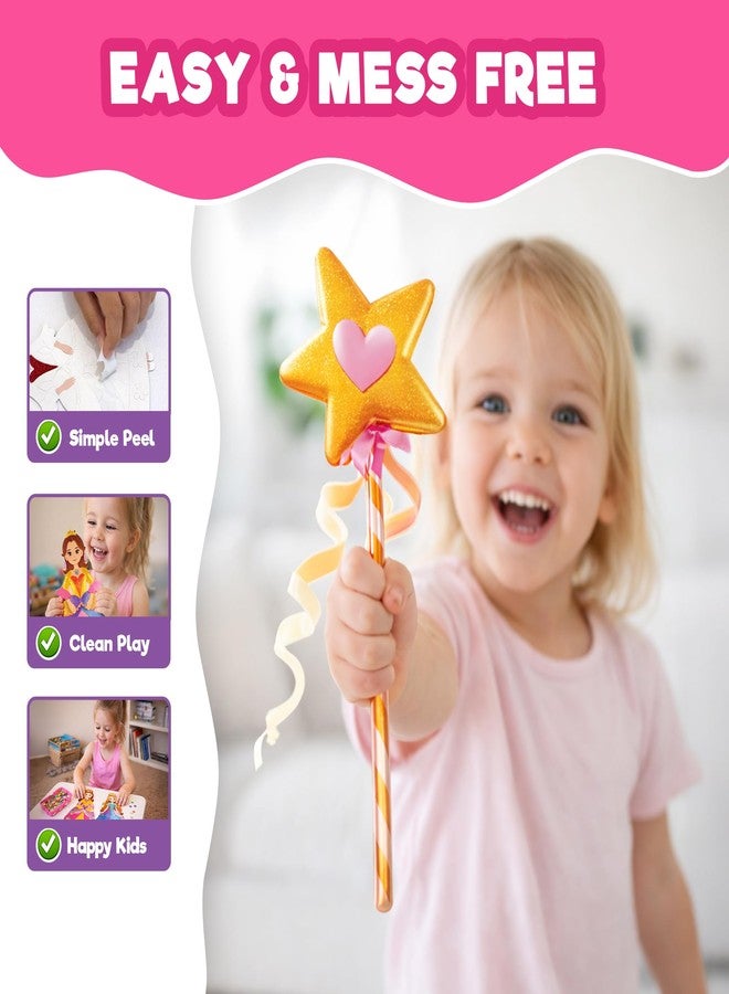 EINSTEIN BOX Princess Foil Art Craft Kit| Toy for Girls 7–14 Years | Mess Free DIY Art & Craft Kit | Birthday Gift for Girls Age 8 to 14 with Princess, Tiara, DIY Wand Peices & 50 Foil Sheets - Image 2