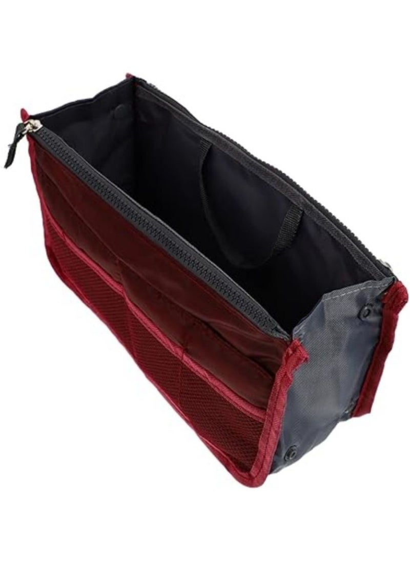 Generic - Women Tote Bag Organizer Insert, Travel Bag Insert, Compartment Bag, Felt Bag, Zipper Bag Organizer, Handbag Organizer Purse, Large Liner Tidy Bag, with 13 Pockets - Image 1