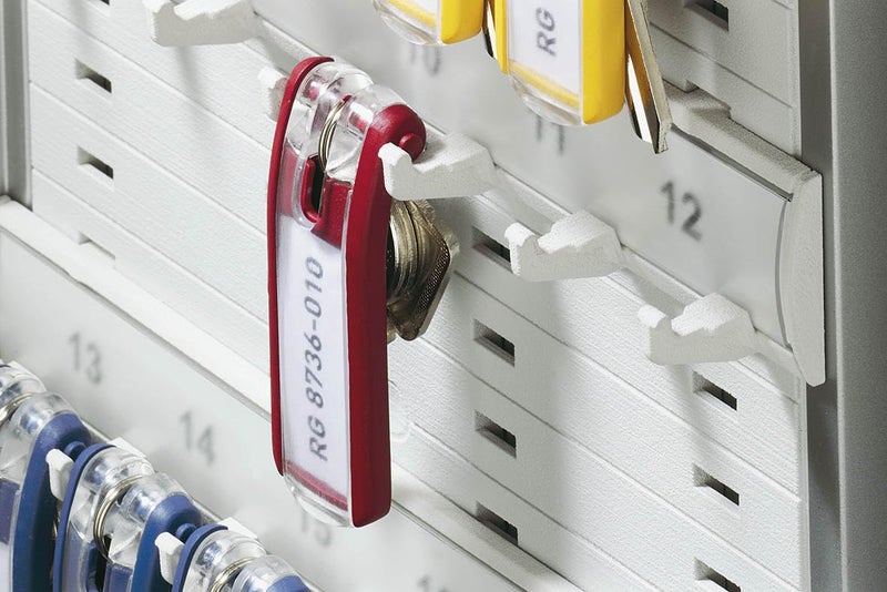 Durable Durable Key Rack, 24-Tag Capacity, Plastic, Gray, 8.38 x 1.38 x 14.13  - Image 3