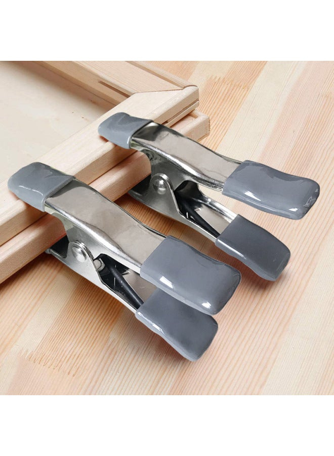 Tent Clip 4-inch Metal Spring Studio Background Woodworking Fixed A- Line Oil Cloth Wedding Dress Clip-Specification Model:4inch Gray Metal Clip  - Image 2