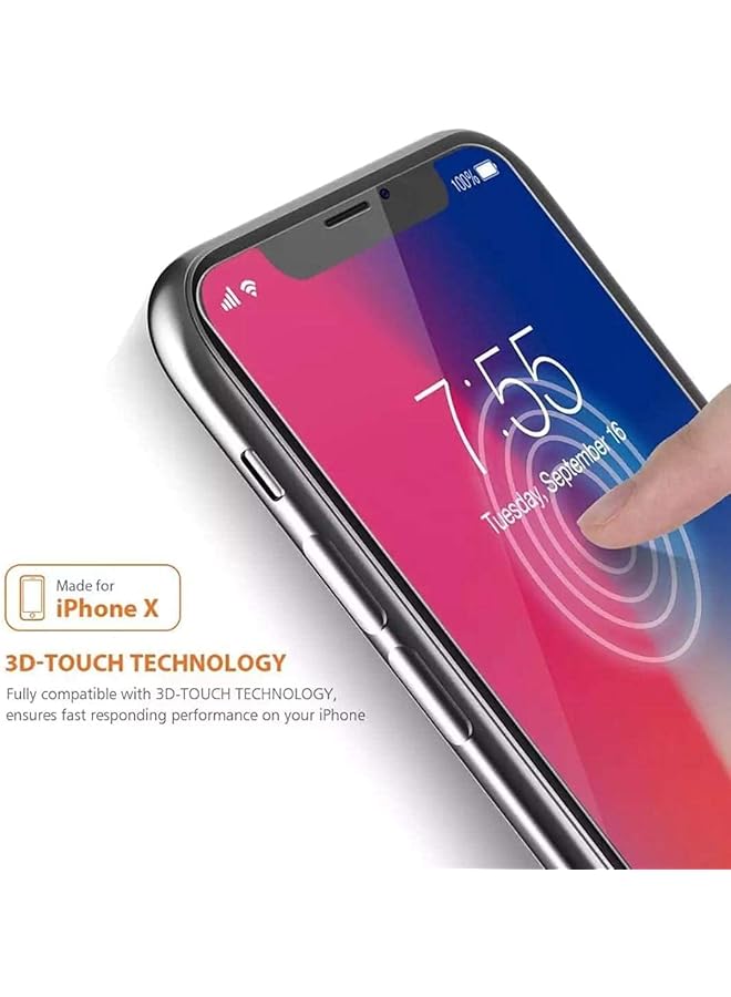 erorex Tempered Glass Screen Protector Film For I Phone 11 Pro Max Xs Max Pack Of 2 - Image 3