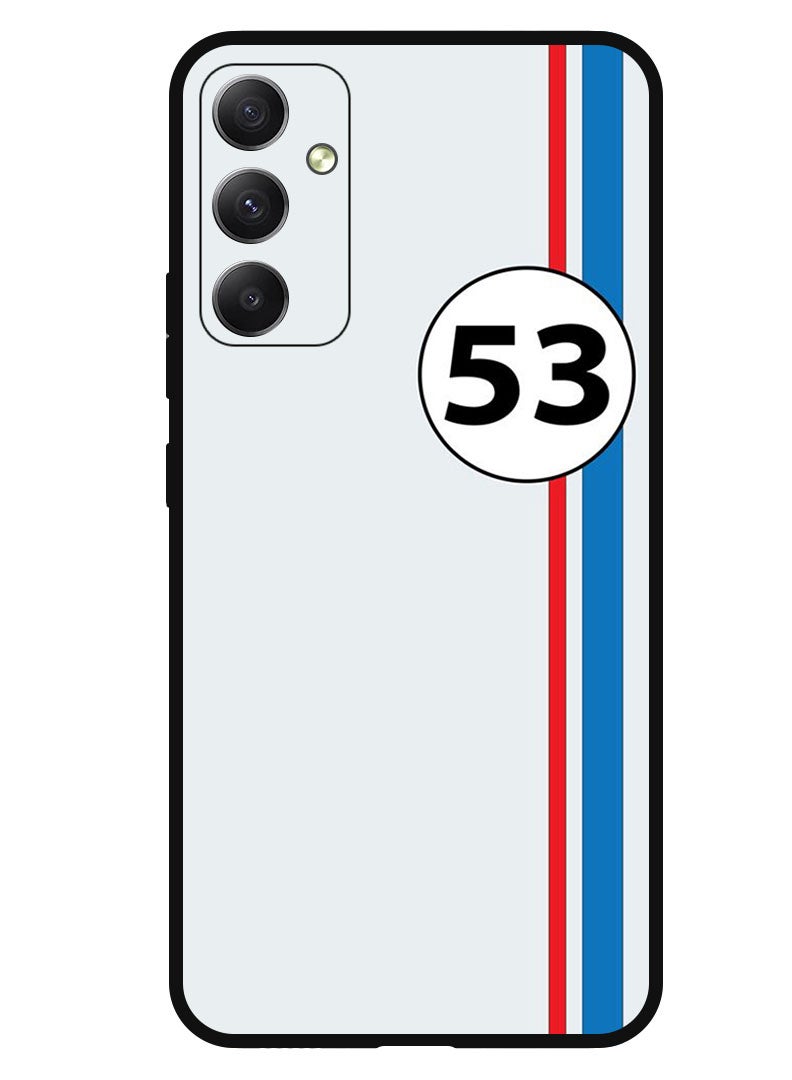 Theodor Protective Case Anti Scratch Shock Proof Bumper Cover For Samsung Galaxy F54 Red and blue stripes 53 - Image 1