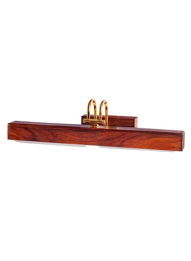 Green House Green House Handmade Sheesham Wood Wall Lamp/Picture/Vanity/Mirror/Washbasin Light | Focus Light for Photofram/Art | Two 10W Tri Colour LEDs | Home Decor | Living Room, Bedroom, Dining Room, Hallway  - Image 3