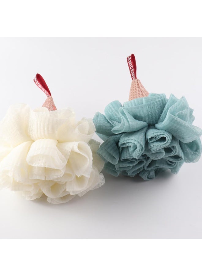 ECVV Bath Shower Sponge Loofah Puff Body Scrubber Wash Exfoliator Brush for Kid Adult Unique Gift Ice Cream Shape Bathing Cleaning Accessories - Image 5