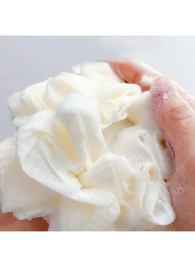 ECVV Bath Shower Sponge Loofah Puff Body Scrubber Wash Exfoliator Brush for Kid Adult Unique Gift Ice Cream Shape Bathing Cleaning Accessories - Image 3