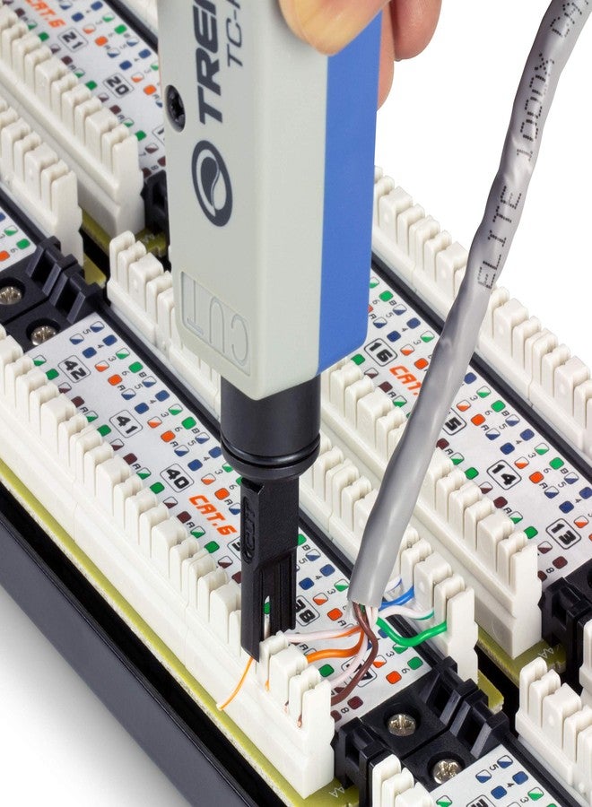 TRENDnet Punch Down Tool With 110 And Krone Blade, Insert & Cut Terminations In One Operation, Precision Blades Are Interchangeable & Reversible, Network Punch Tool, Grey, TC-PDT - Image 3