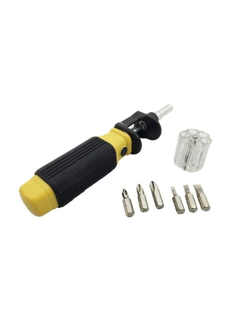Generic Revolver Screwdriver Magazine Bits Precision Repair Hand Tool 6 in 1  - Image 1