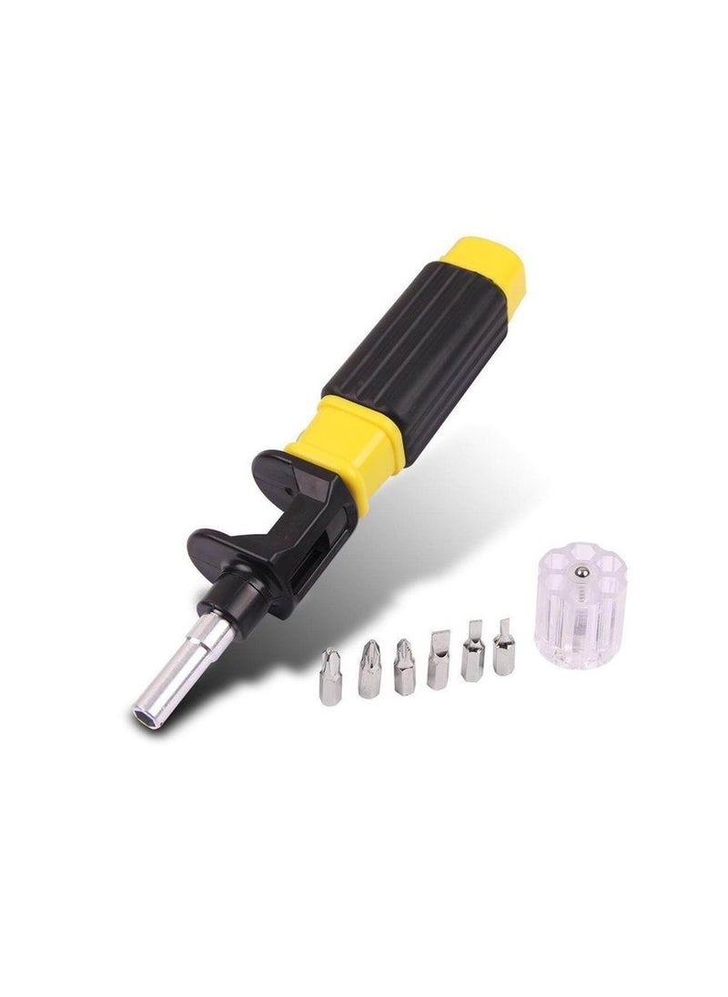 Generic Revolver Screwdriver Magazine Bits Precision Repair Hand Tool 6 in 1  - Image 3