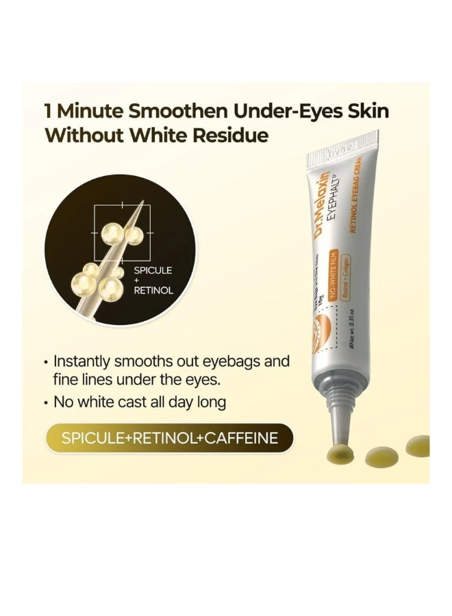 Dr. Melaxin Eyephalt Retinol Eyebag Cream 10ml - Image 5