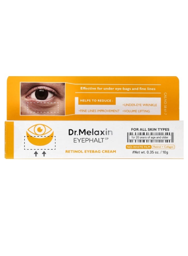 Dr. Melaxin Eyephalt Retinol Eyebag Cream 10ml - Image 1