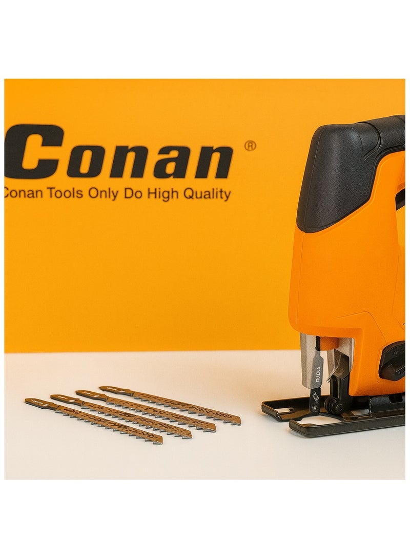 Conan Jig Saw Blades – T101B Clean Wood – 5PCS Set – Precision Fine Cutting - Image 3