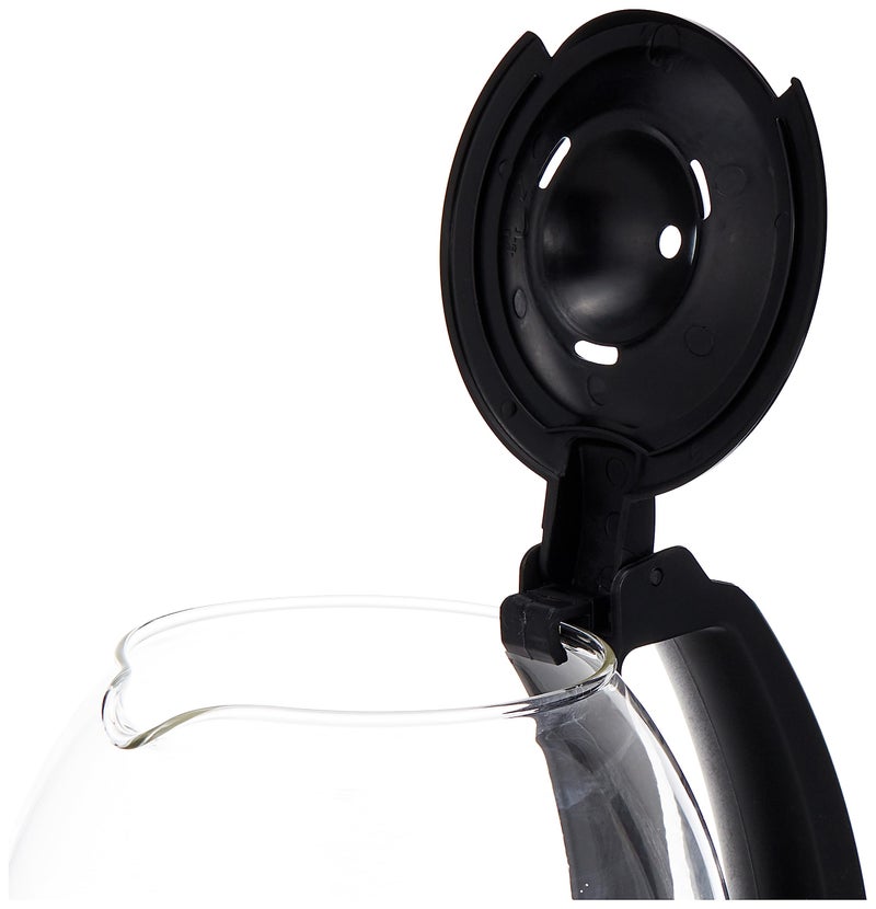 غطاء زجاجي سعة 10 أكواب من Capresso مع غطاء لآلة صنع القهوة CoffeeTeam GS (يناسب طراز Capresso رقم #464 فقط)، لون أسود - Image 4