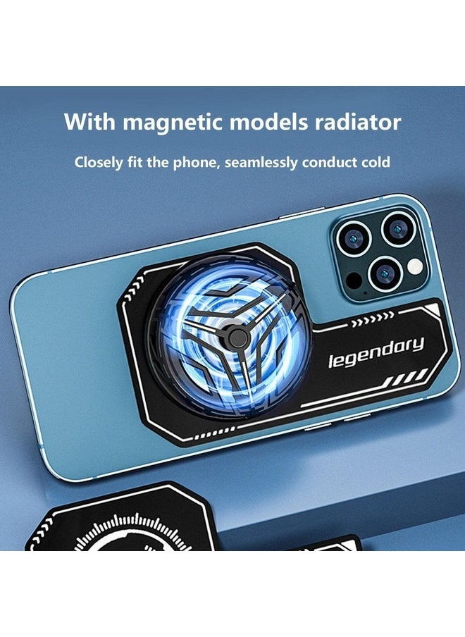 Beauenty Phone Cooling Pad Phone Heat Dissipation Magnetic Rear Back Clip Absorb Mobile Phone Heat Magnetic Sticker Cooler Radiator Heatsink Mobile phone heat spreader plate  - Image 4
