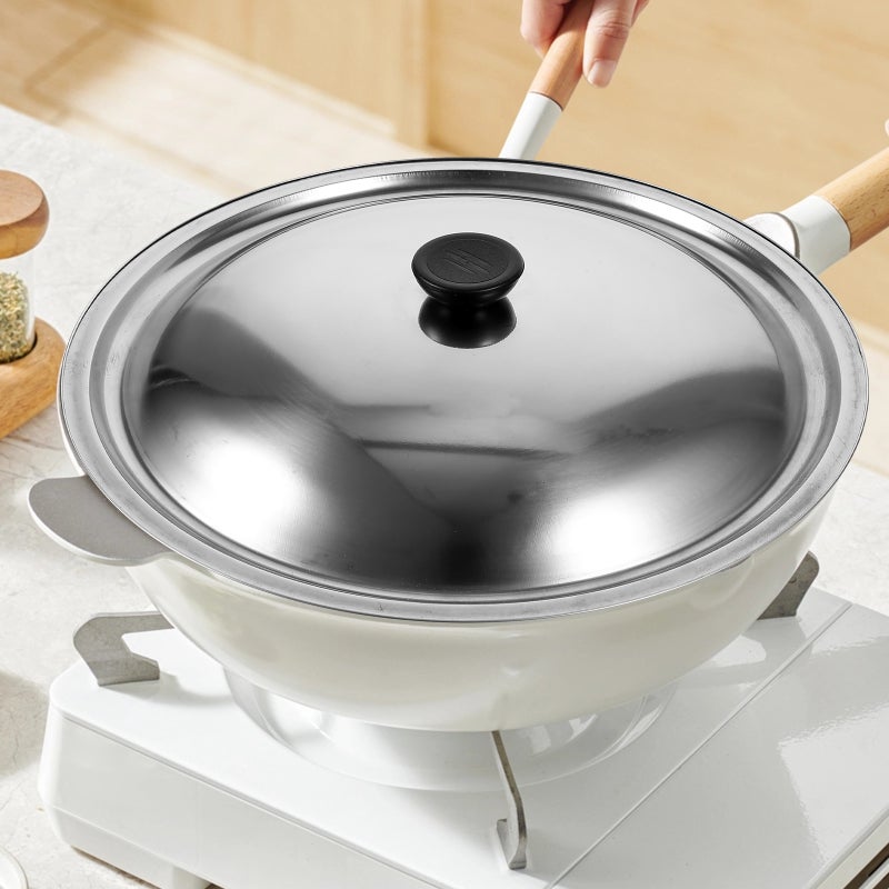 Cooking Pot Lid Stock Pot Cover Round Cooking Pot Lid Cookware Replacement Cover - Image 5