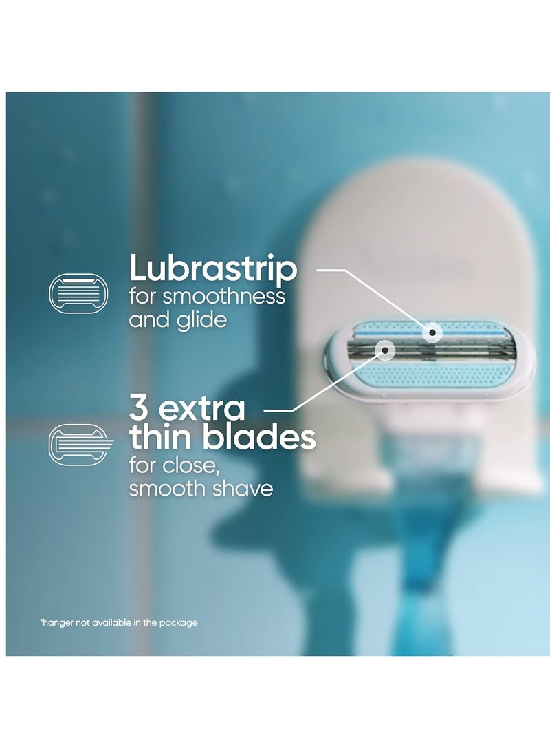 Gillette شفرات حلاقة جيليت فينوس سموذ للنساء، 8 قطع، مزودة بترطيب لحماية البشرة من التهيج - Image 2
