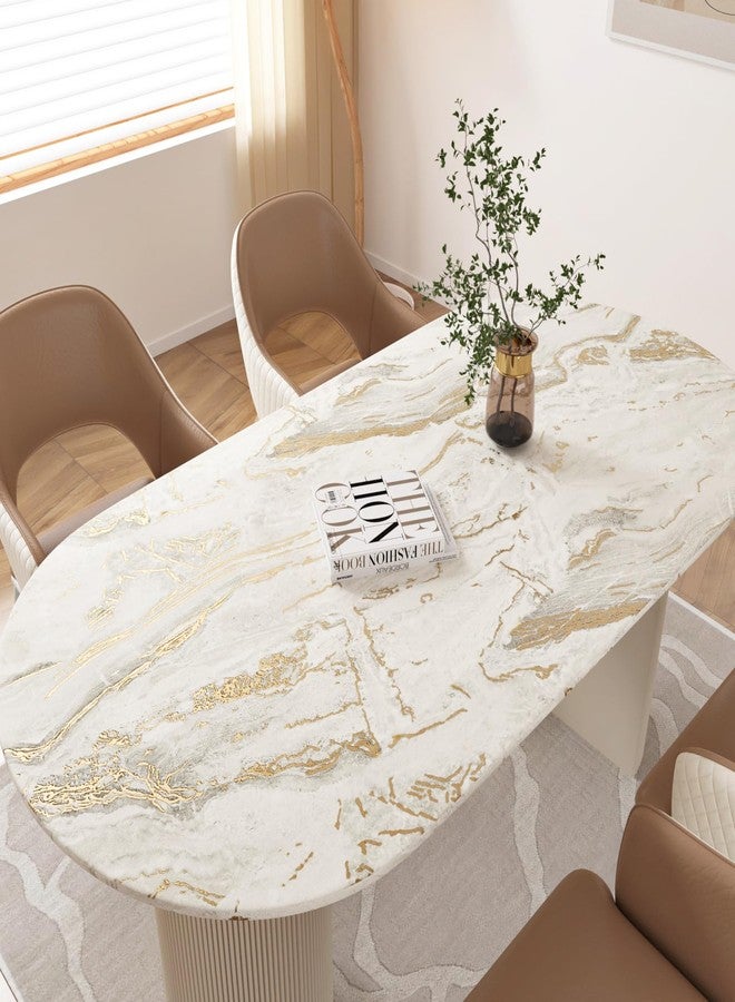 Wallercity Matte Gold/Beige Marble Contact Paper Peel and Stict Countertops for Kitchen Cabinets Modern Marble Backsplash Wallpapers Waterproof Self Adhesive Wallpaper for Cabinets Drawers Shelf Liner - Image 2