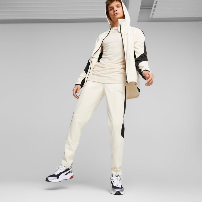 PUMA EVOSTRIPE Mens White Full-Zip Hoodie - Image 2