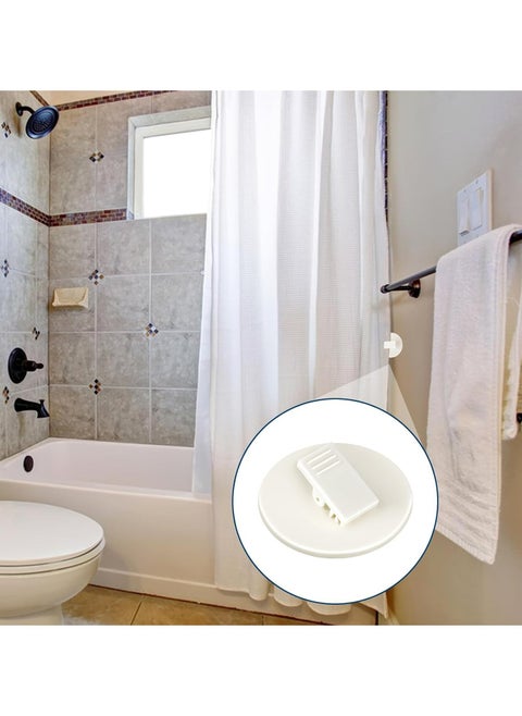 4 Pack Shower Curtain Clamp for bathroom  for Splash Protection