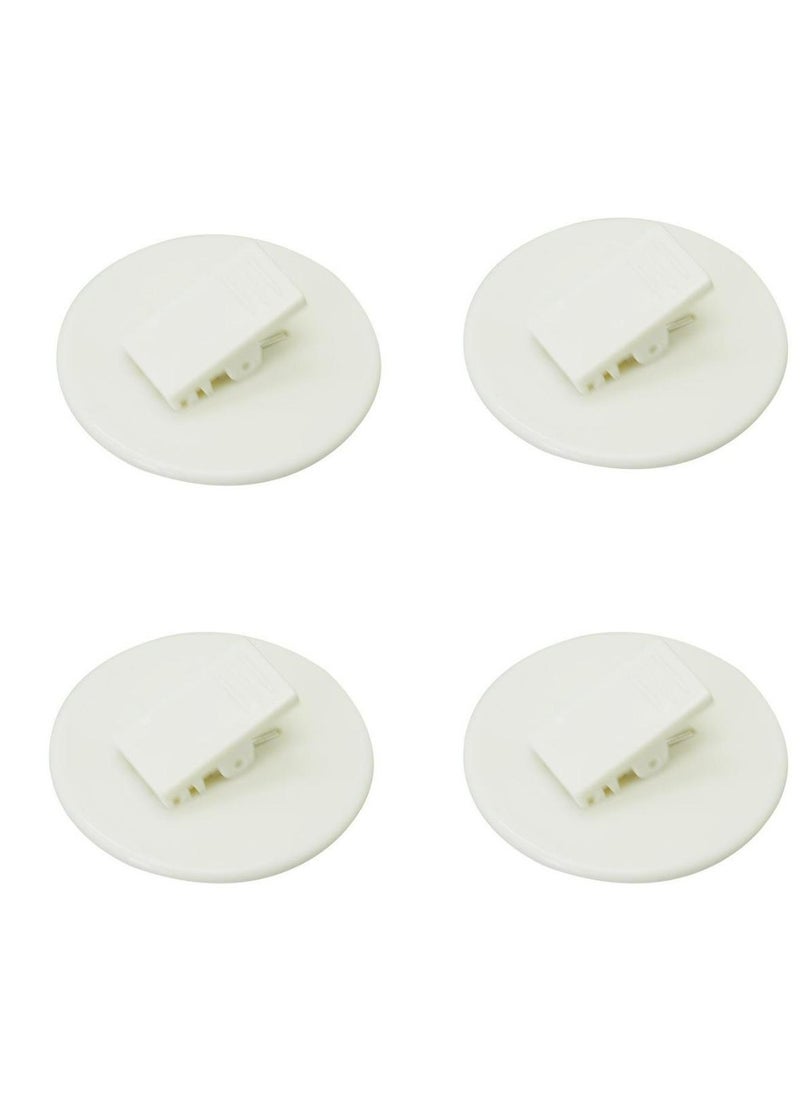 Oasisgalore - 4 Pack Shower Curtain Clamp for bathroom  for Splash Protection - Image 1