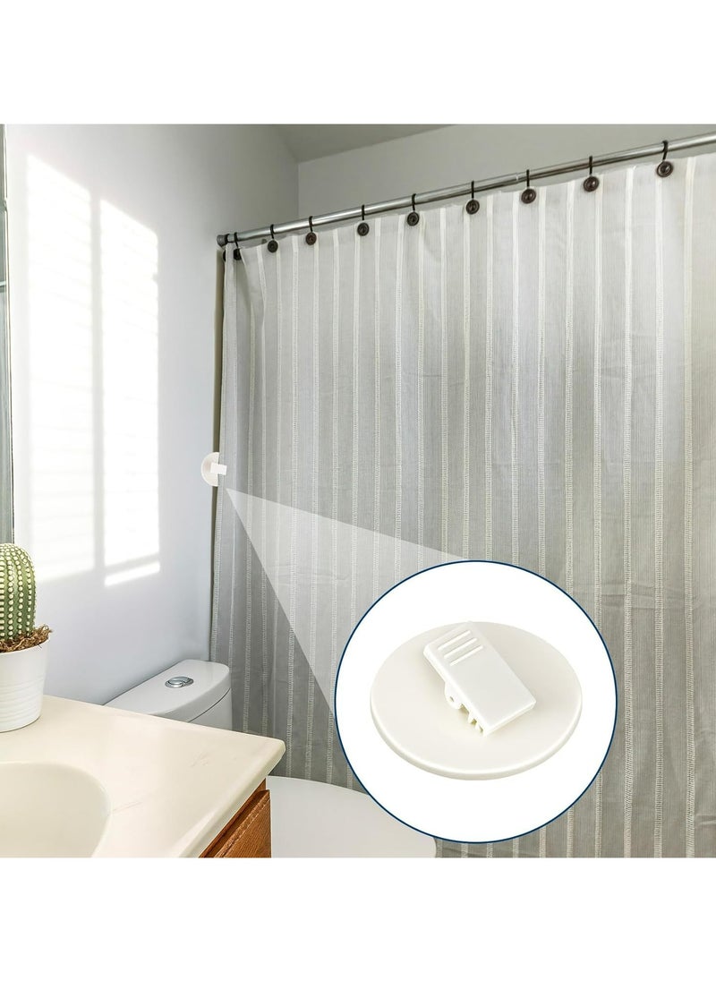 Oasisgalore - 4 Pack Shower Curtain Clamp for bathroom  for Splash Protection - Image 1