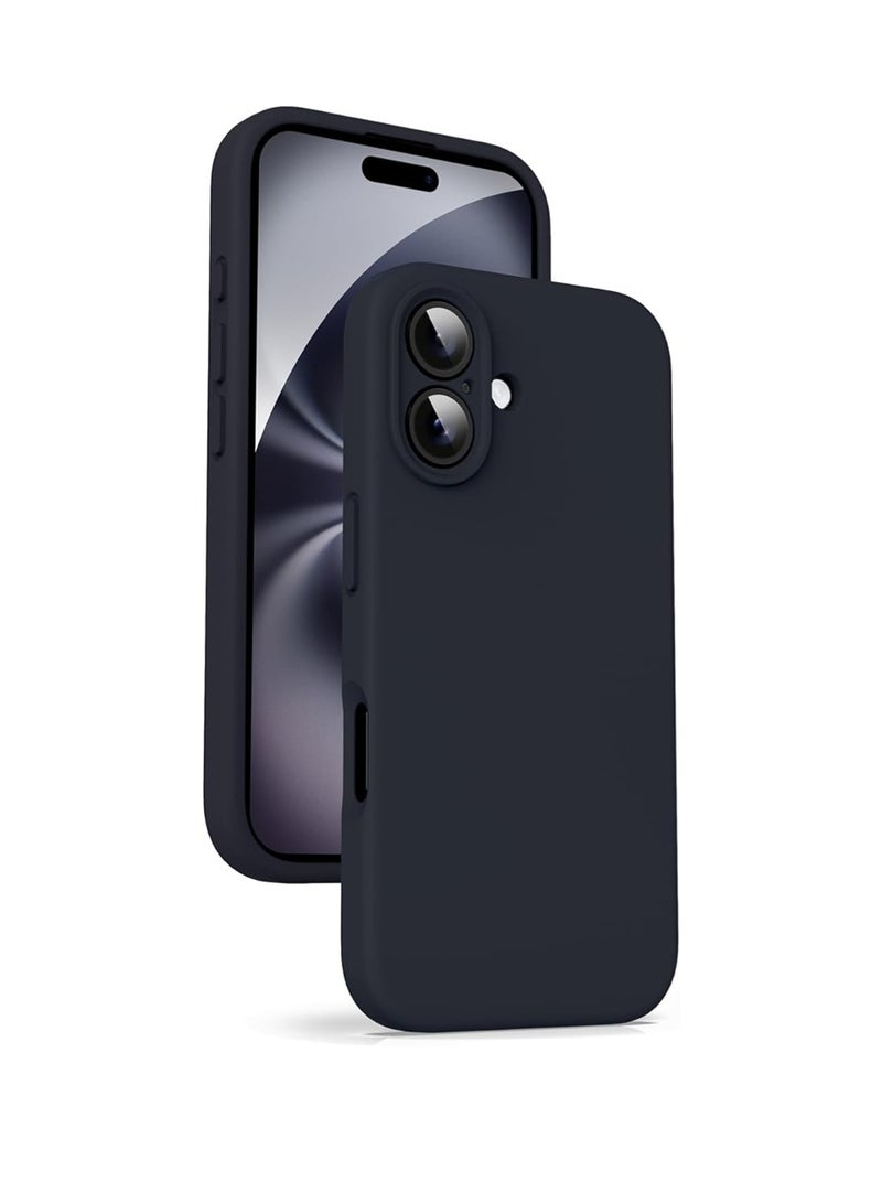 WRISTWISE Case Cover for iPhone 16 Plus - [Camera All-Round Protection] [Soft Microfiber Lining Anti-Scratch] Shockproof Phone Case Cover, Black - Image 1